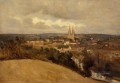 Vista de Saint Lo plein air Romanticismo Jean Baptiste Camille Corot